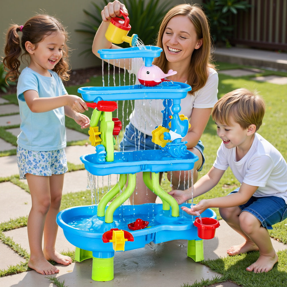Keezi Kids Sand & Water Play Table – Outdoor Fun Set