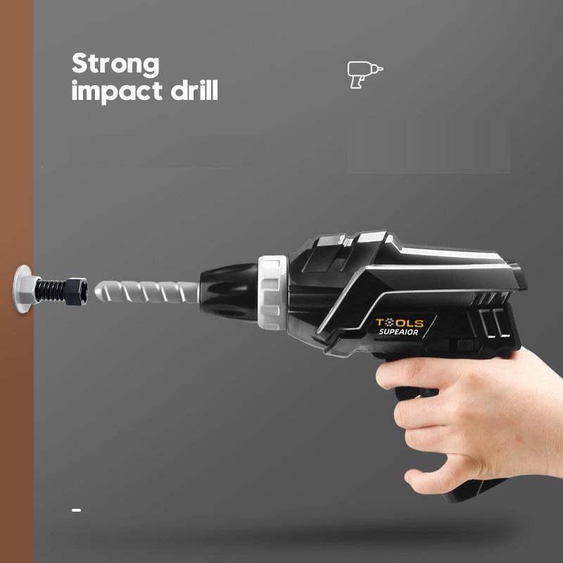 Toy Power Workbench – 100pc Kids Tool Bench with Electric Drill