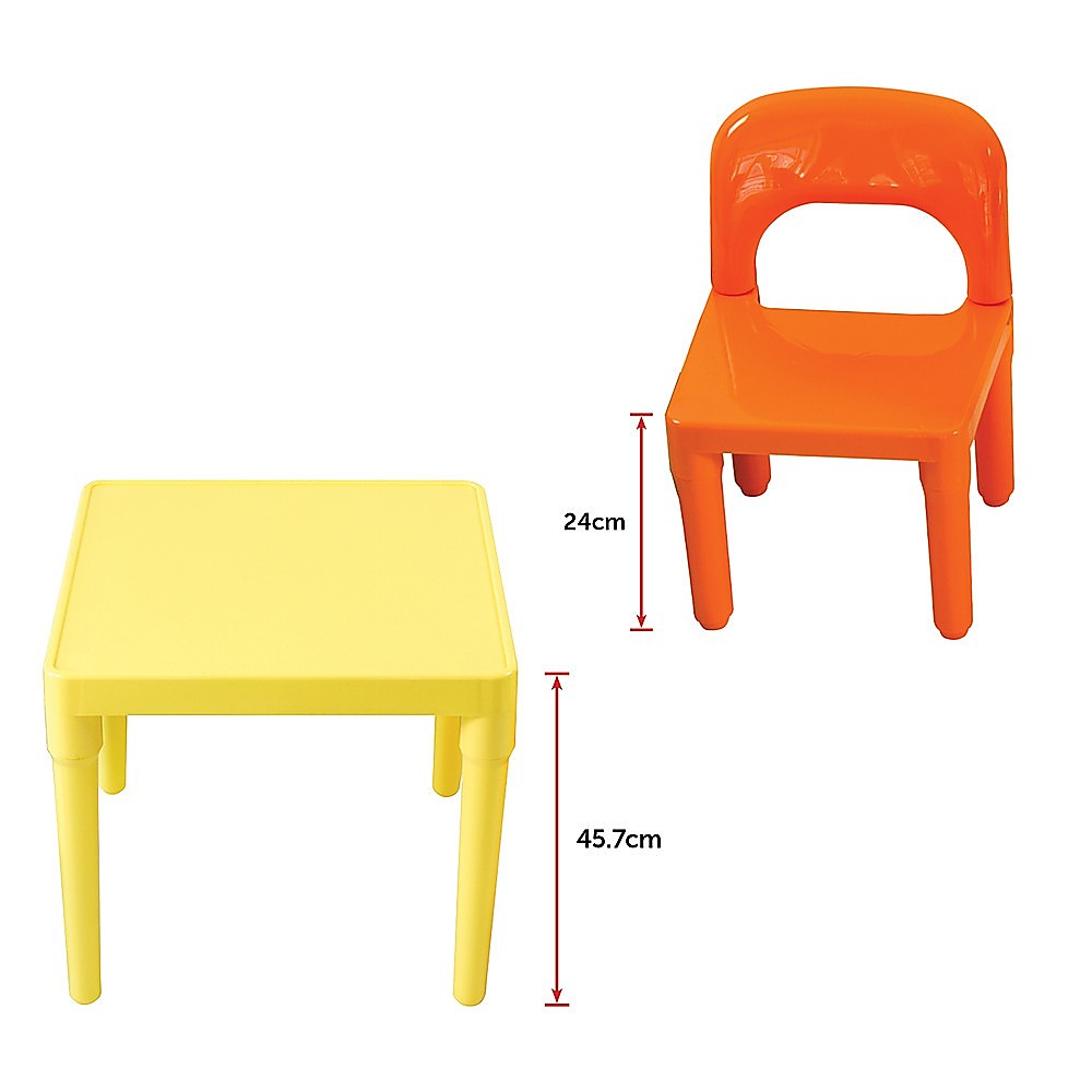 Randy Travis Kids Table & Chairs Set – Colourful, Sturdy & Fun