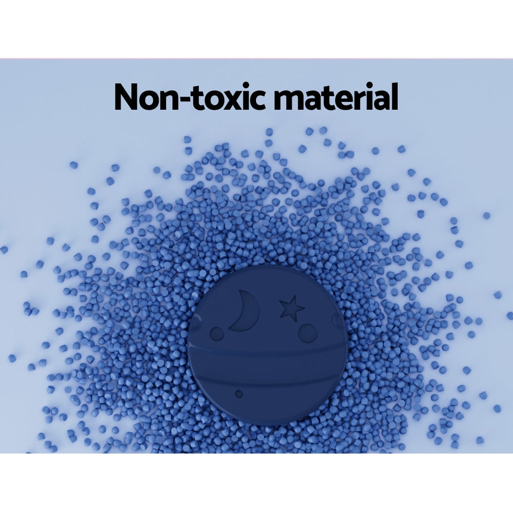 Keezi Kids 6-in-1 Basketball Hoop Sports Activity Centre – Blue