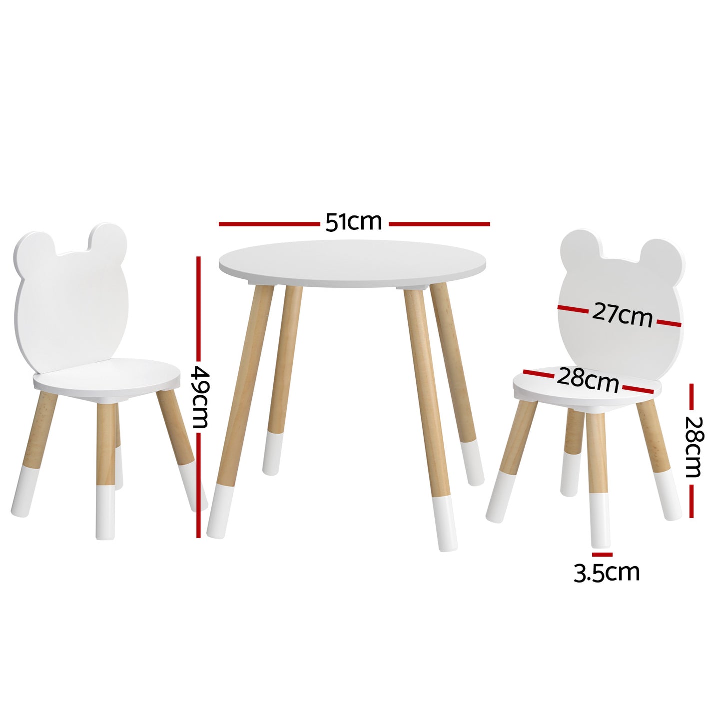 Keezi Kids Table & Chair Set – Creative Playtime Made Easy