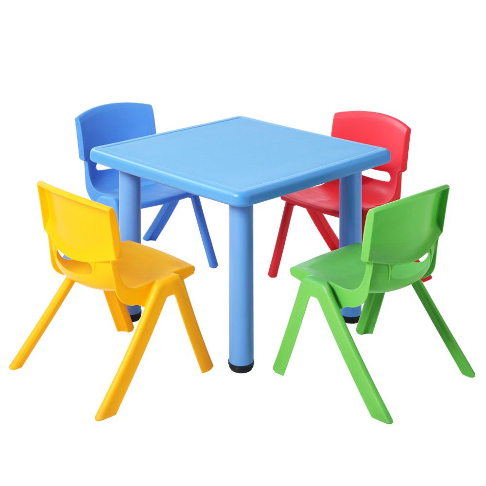 Keezi 5PCS Kids Table & Chairs Set – Play, Learn & Create