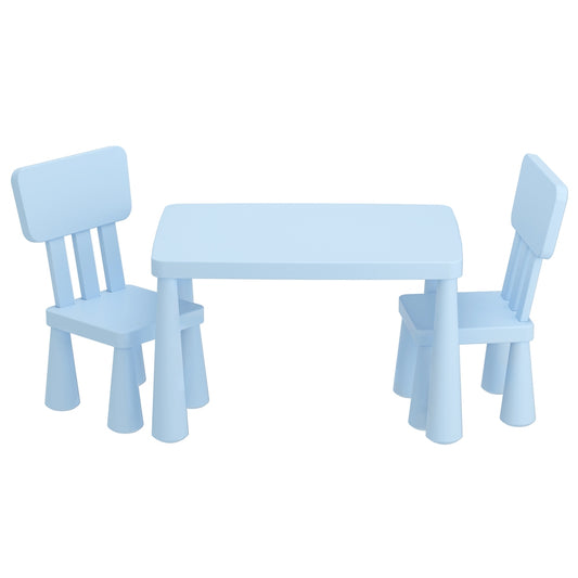 Keezi Kids Table & Chairs Set – Blue
