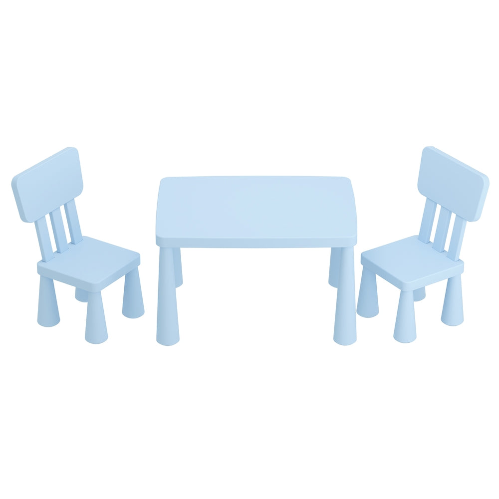 Keezi Kids Table & Chairs Set – Blue
