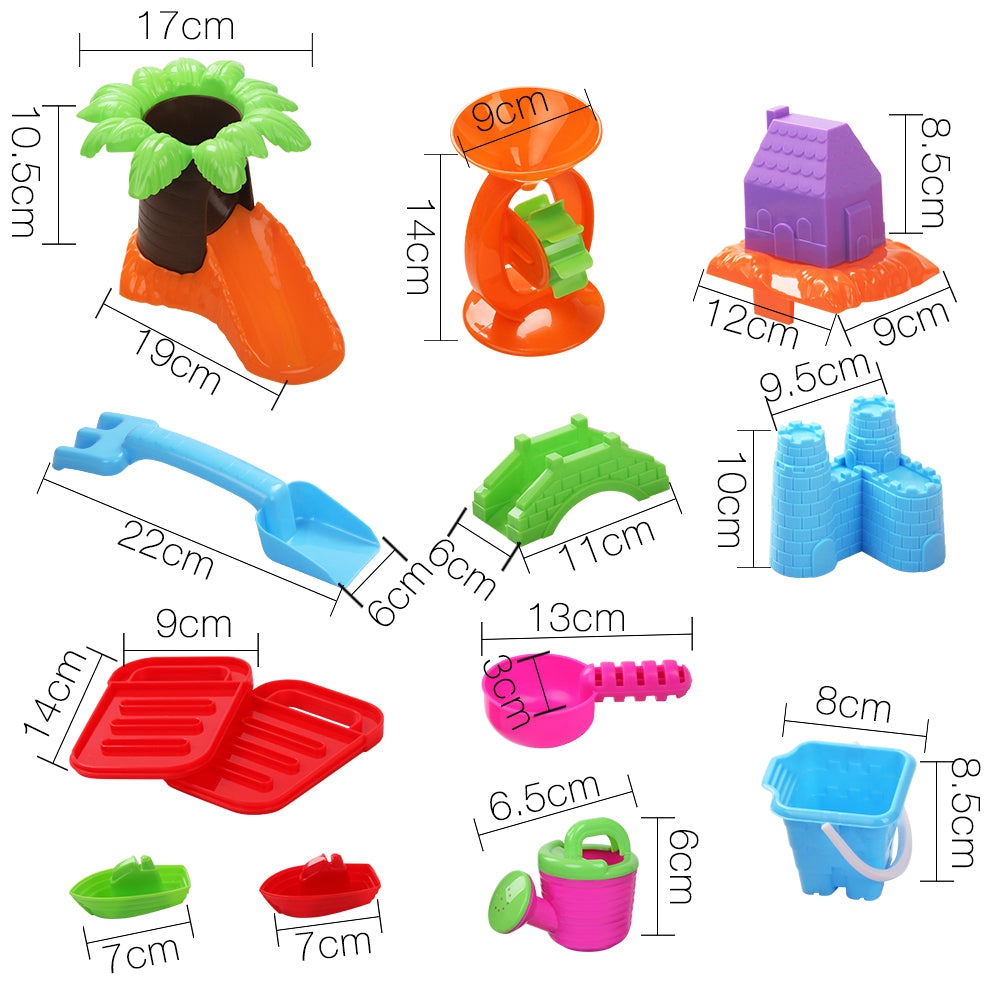 Kids Sand & Water Table Play Set with Chair – 2-in-1