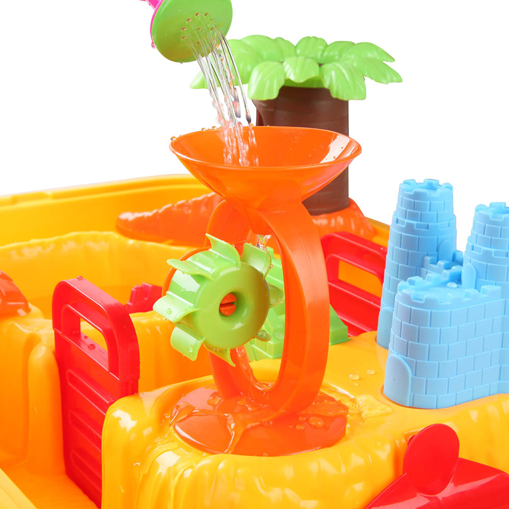 Kids Sand & Water Table Play Set with Chair – 2-in-1
