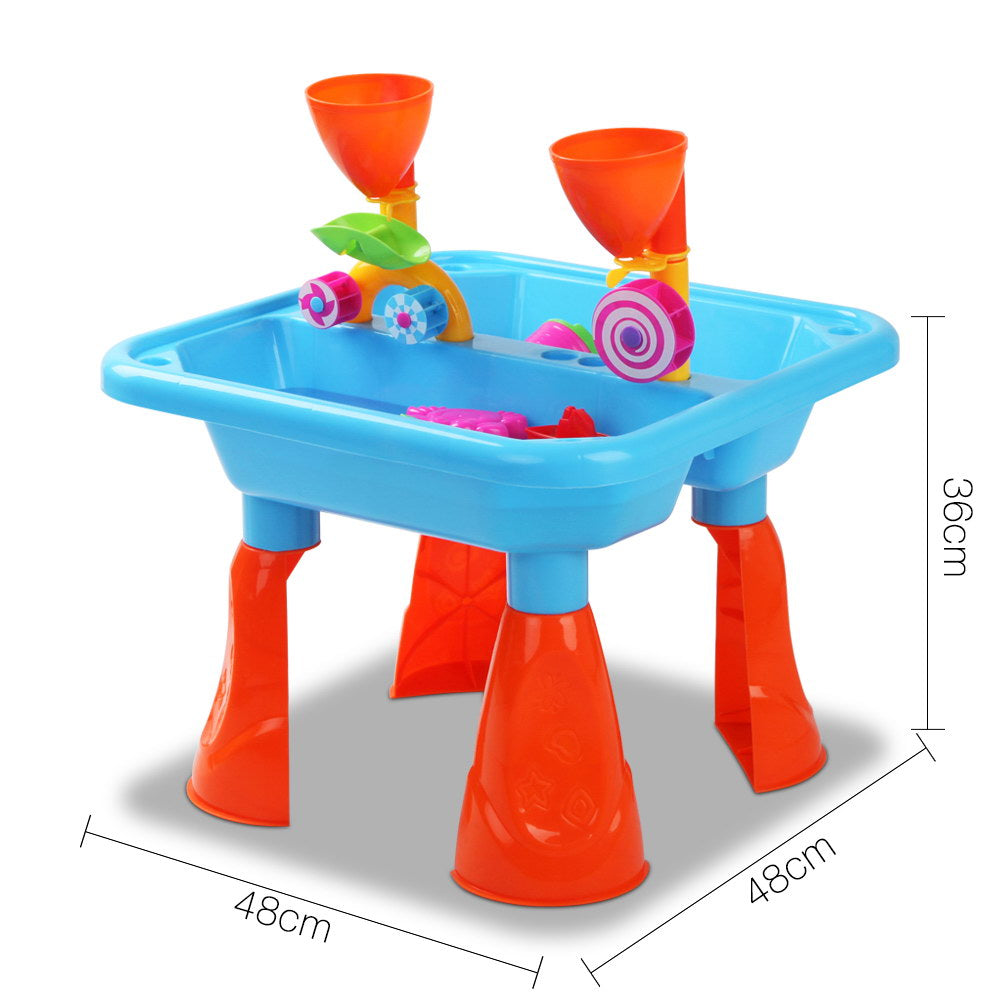 Kids Sand & Water Table Play Set – 18pcs