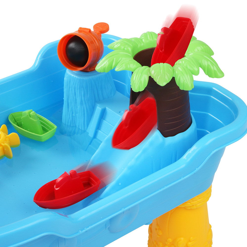 Kids Sand & Water Table Play Set – Pirate Ship Adventure