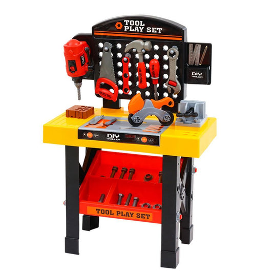 Keezi Kids Pretend Workbench – 54pcs DIY Tool Set