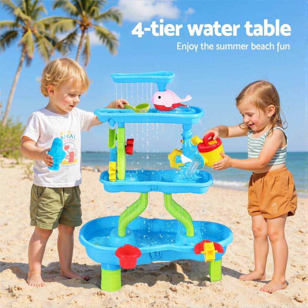Keezi Kids Sand & Water Play Table – Outdoor Fun Set