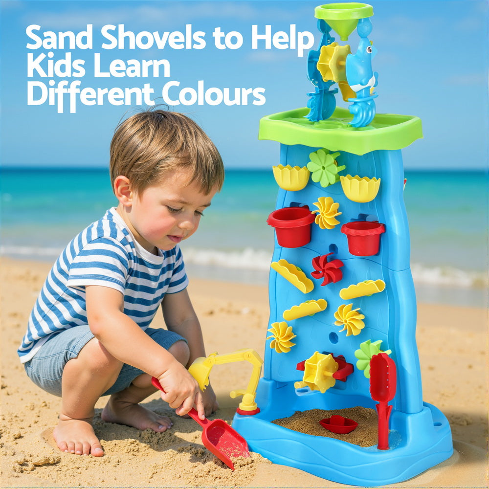 Keezi Kids Sand & Water Table Play Set – Multicolour