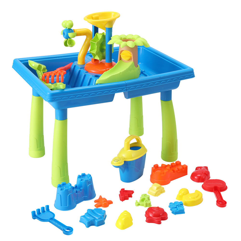 Keezi Sand & Water Table Play Set – Outdoor Fun for Kids