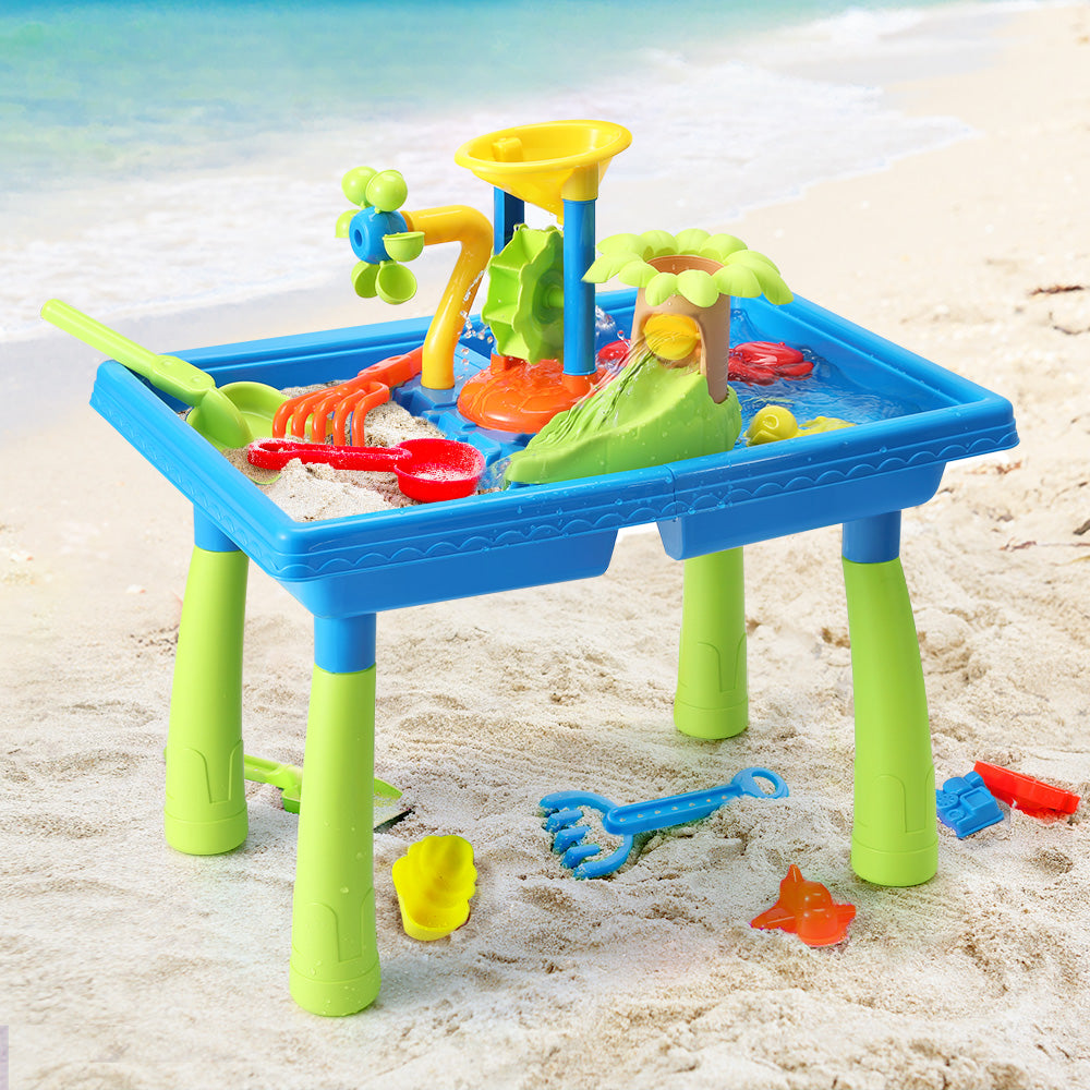 Keezi Sand & Water Table Play Set – Outdoor Fun for Kids
