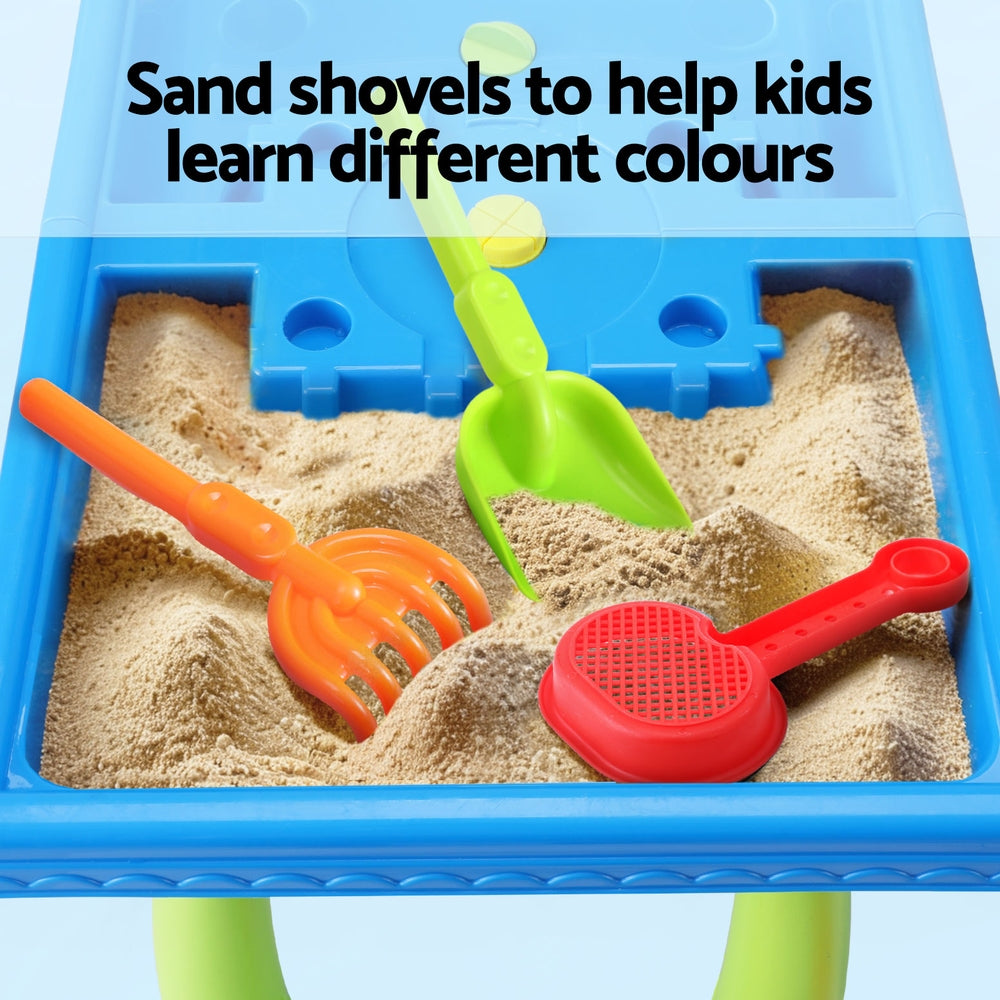 Keezi Sand & Water Table Play Set – Outdoor Fun for Kids