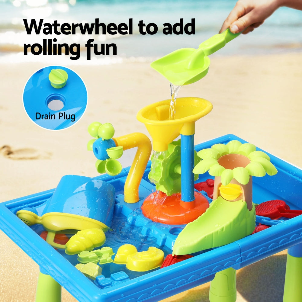 Keezi Sand & Water Table Play Set – Outdoor Fun for Kids