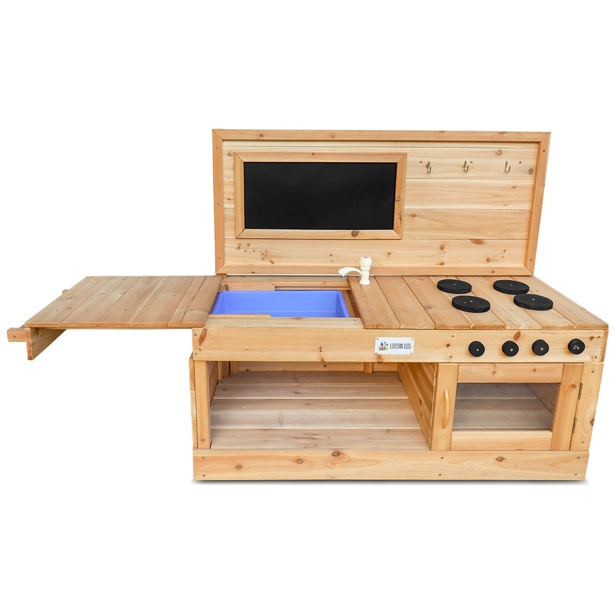 Eden Outdoor Wooden Play Kitchen – Pretend Play BBQ Fun