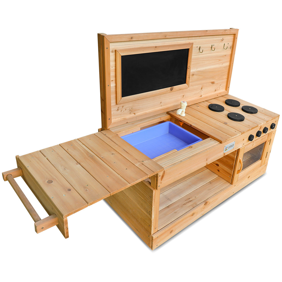 Eden Outdoor Wooden Play Kitchen – Pretend Play BBQ Fun