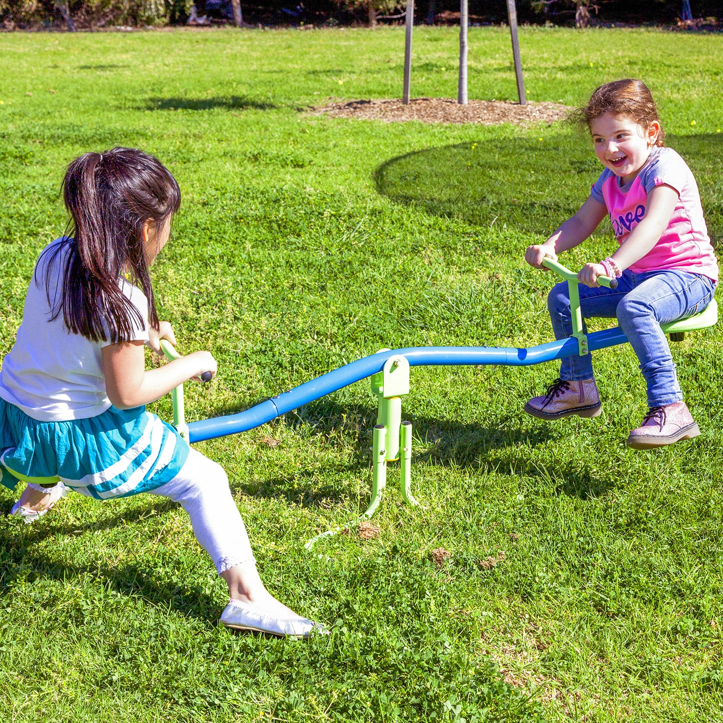 Twirl See Saw – Double the Fun with a Spin!
