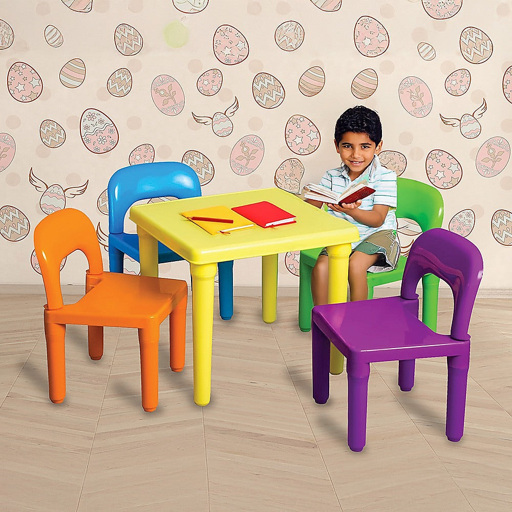 Randy Travis Kids Table & Chairs Set – Colourful, Sturdy & Fun