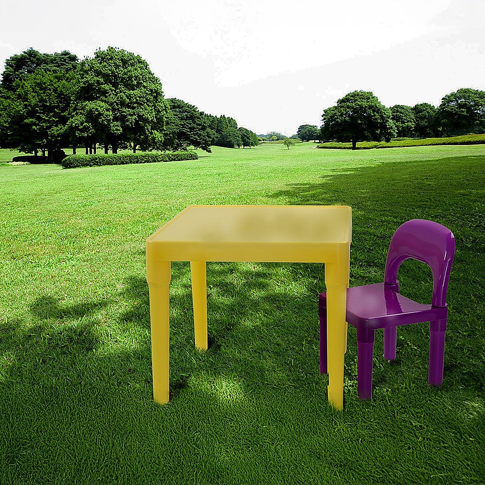 Randy Travis Kids Table & Chairs Set – Colourful, Sturdy & Fun