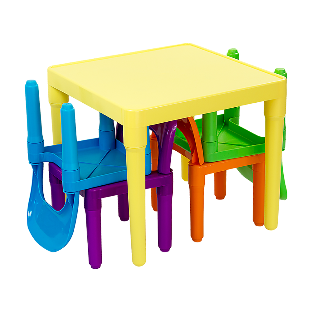 Randy Travis Kids Table & Chairs Set – Colourful, Sturdy & Fun