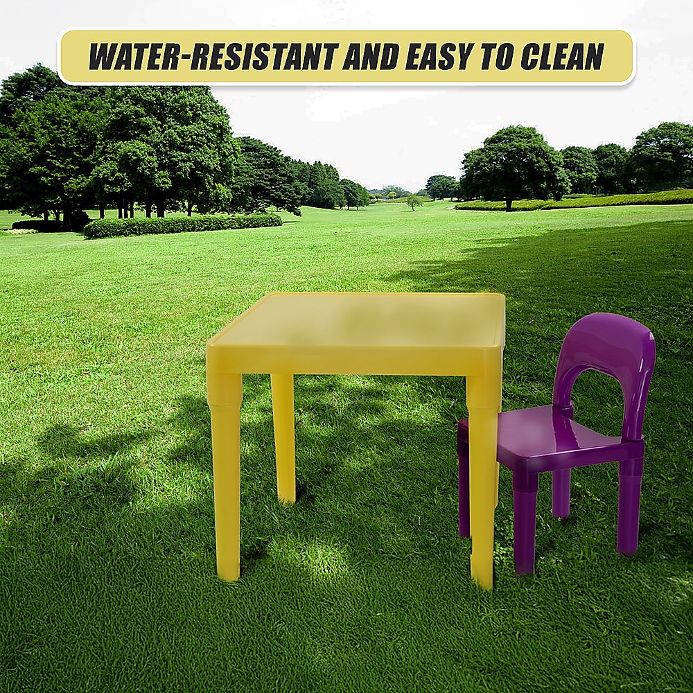 Randy Travis Kids Table & Chairs Set – Colourful, Sturdy & Fun