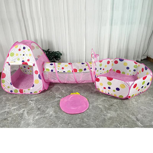 3-in-1 Kids Play Tent Set – Tent, Tunnel & Ball Pit