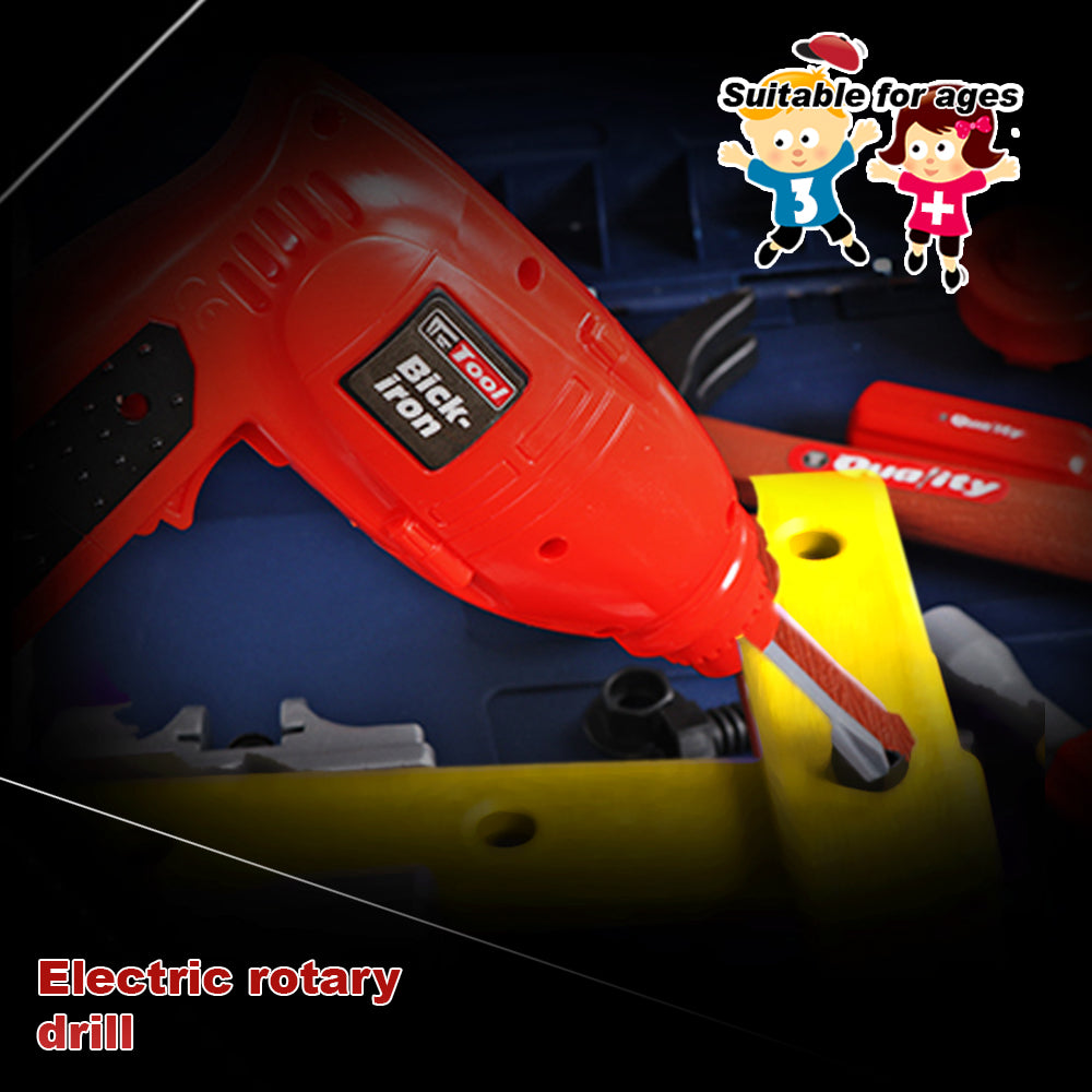 Keezi Kids Tool Bench – 55-Piece Pretend Play Workshop