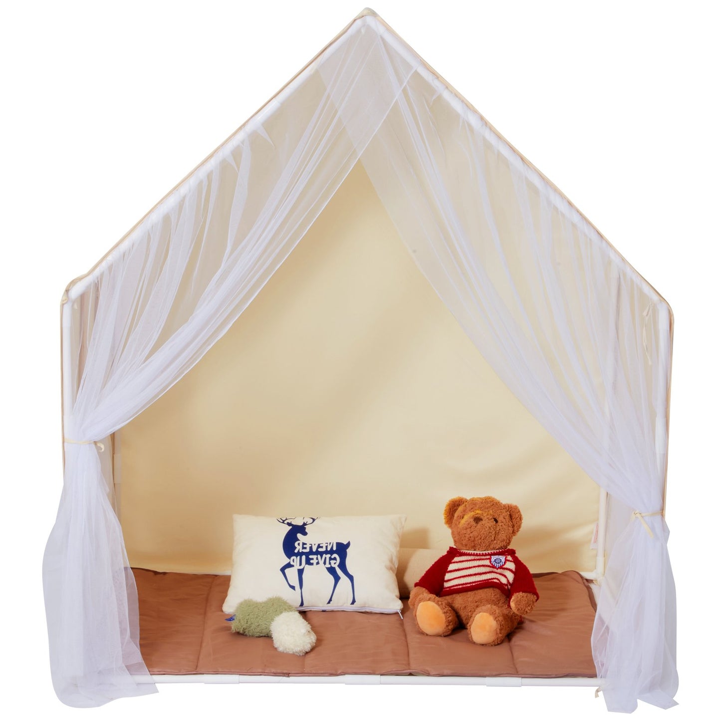 Keezi Kids Play Tent with Mat & Light